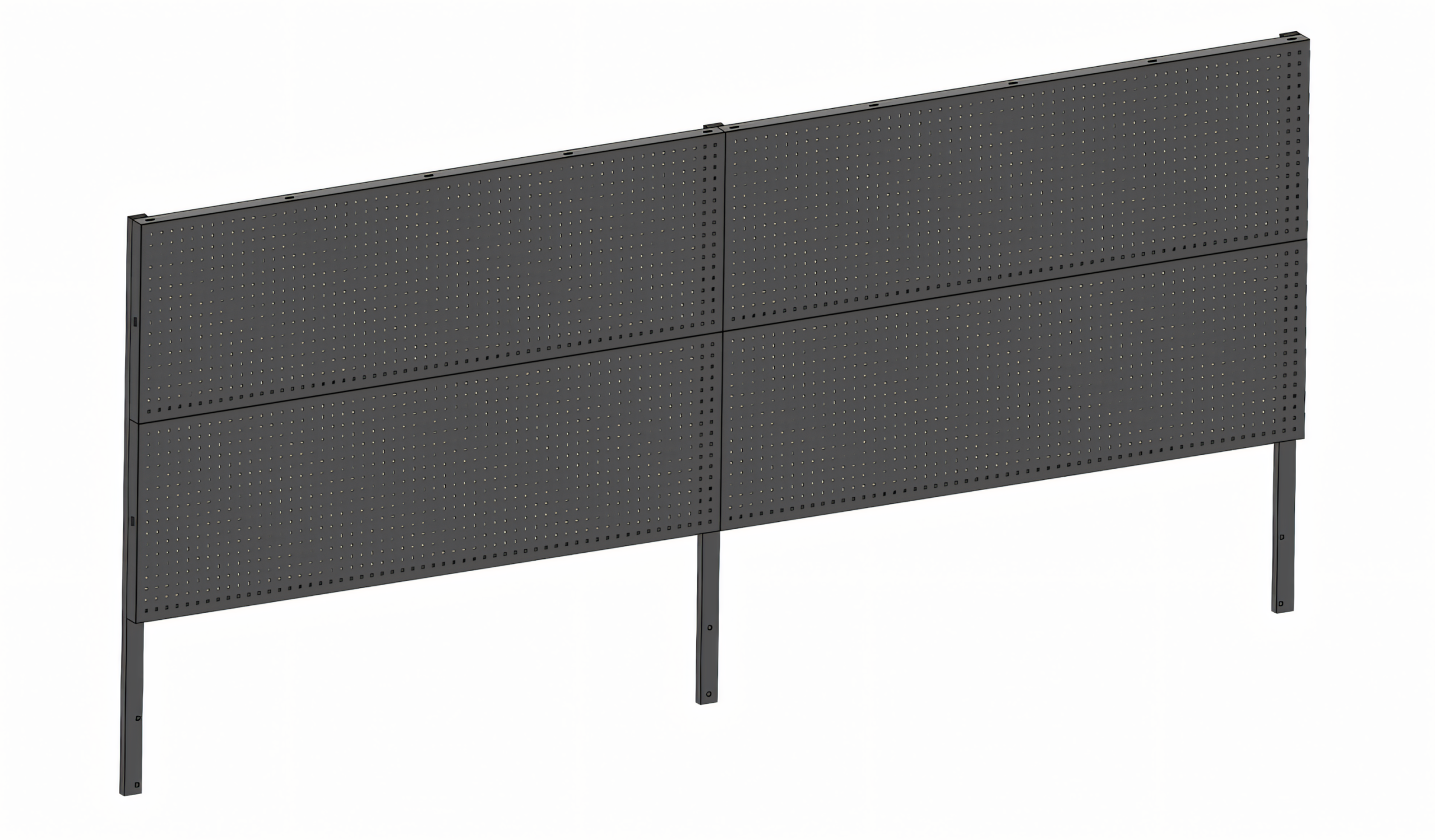 Lochwand 285 x 90cm – Anthrazit